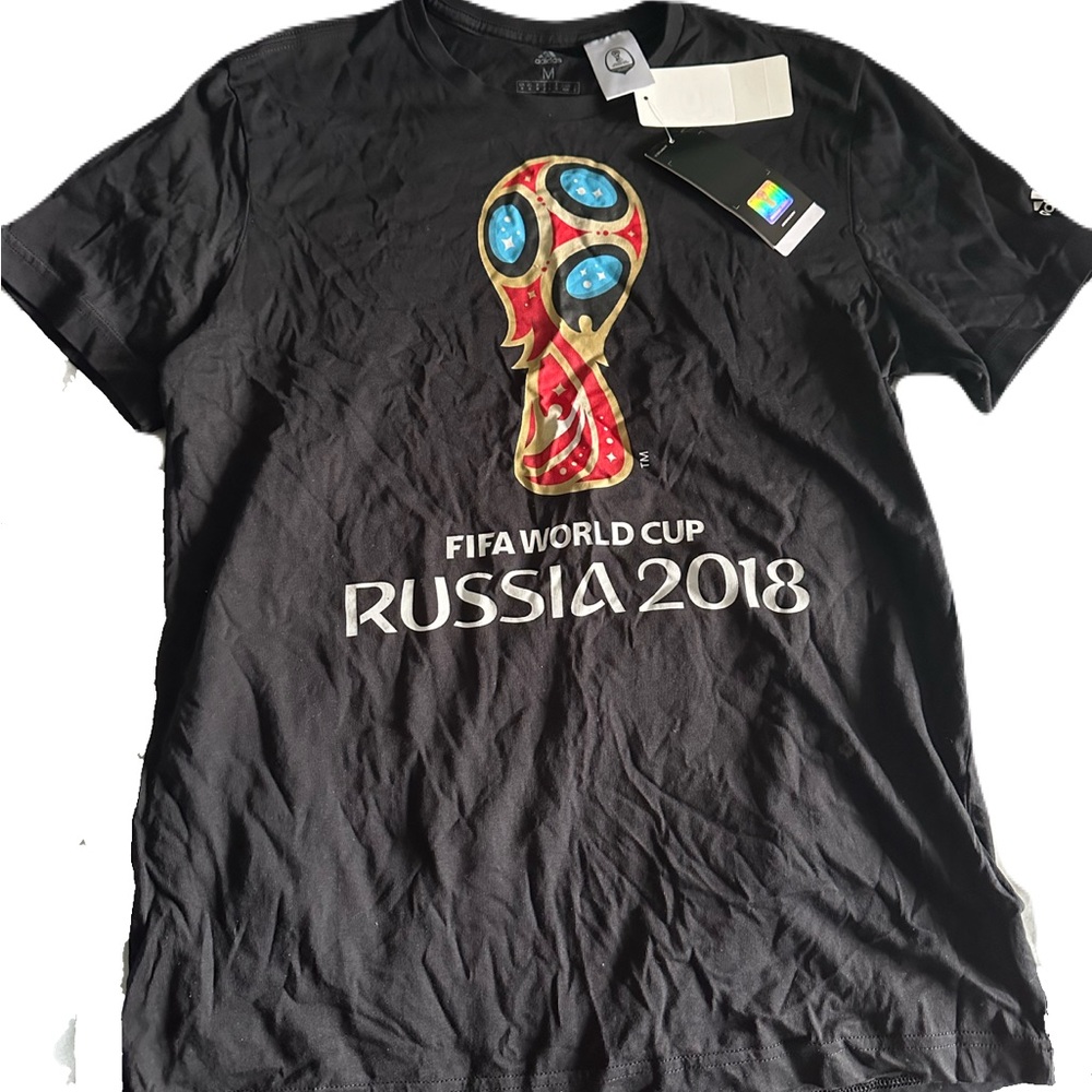 Black FIFA World Cup Russia 2018 T-Shirt